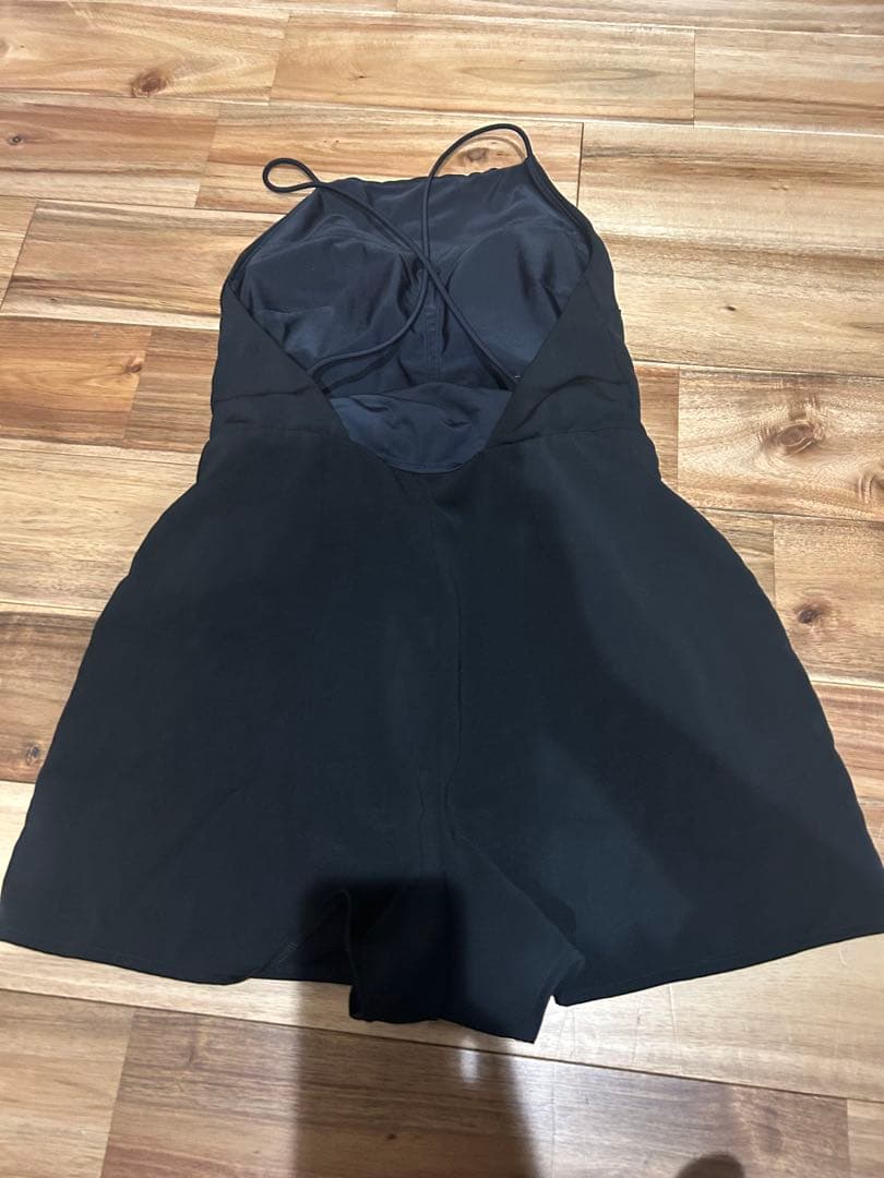 nagonstansナゴンスタンス　オールインワン　水着　ブラック　ロンハーマン