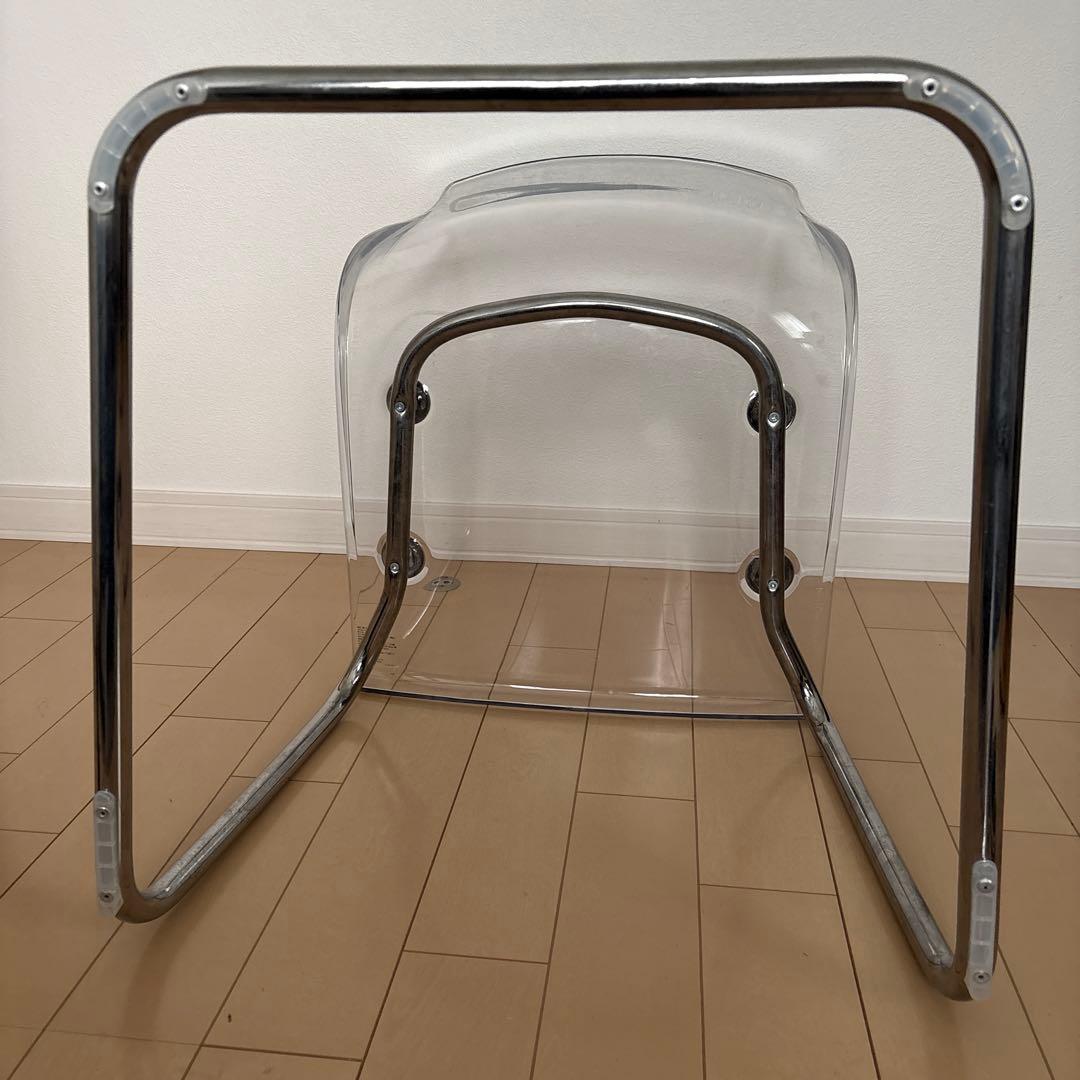 ☆IKEA(イケア) TOBIAS トービアスチェア 透明/クロムメッキ