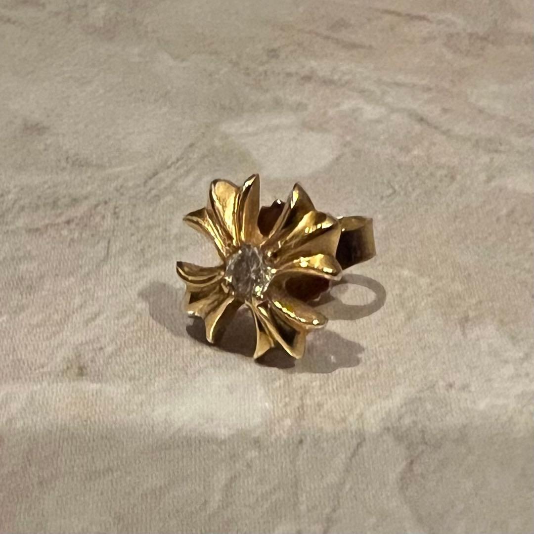 Chrome Hearts クロムハーツ CHプラススタッドピアス ダイヤ22k