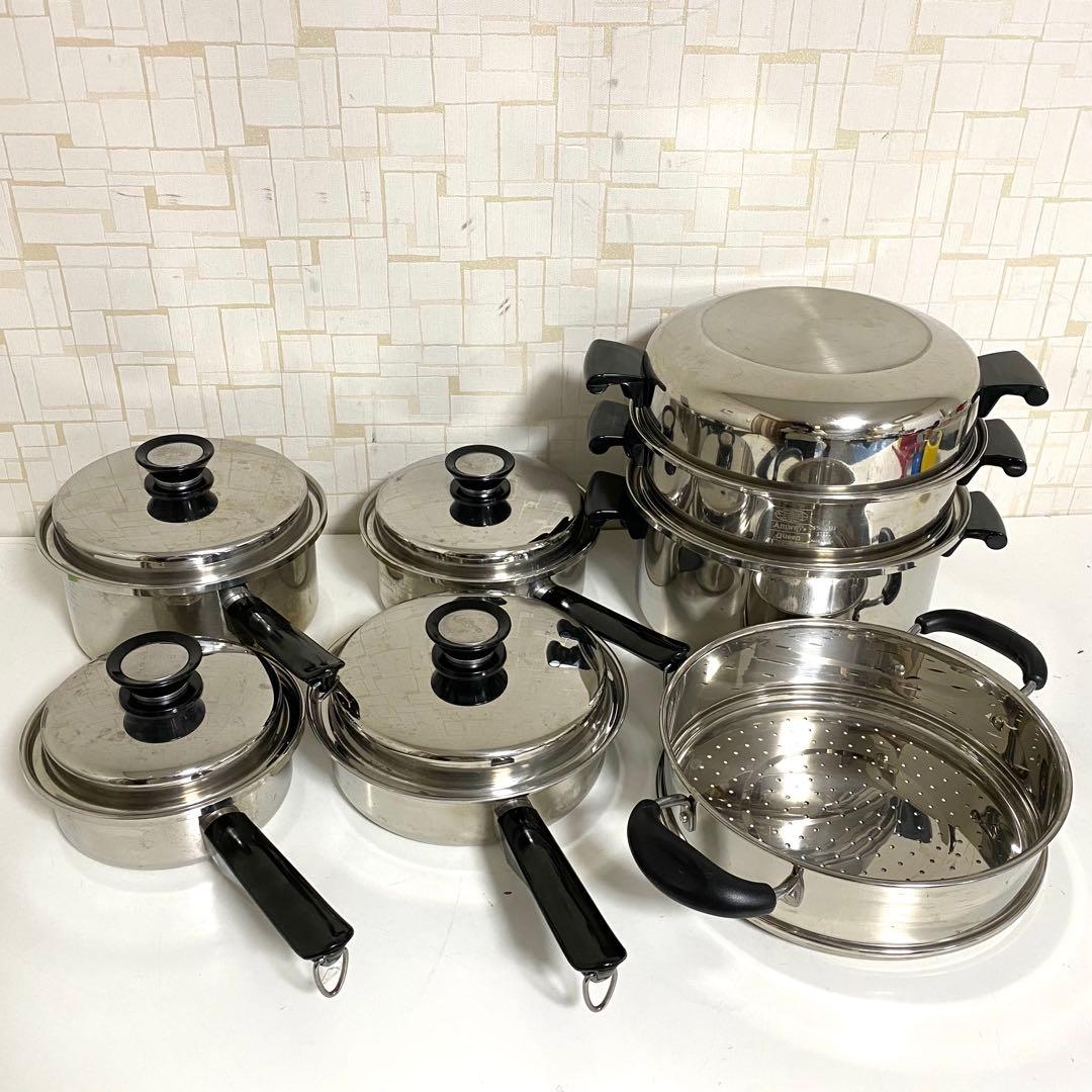 Amway アムウェイクイーン 片手鍋 蒸し器 スチーマー セット