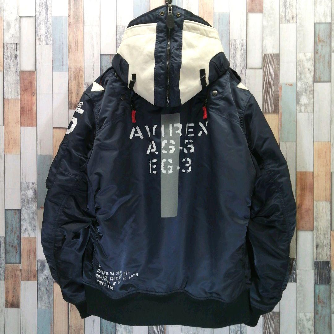 AVIREX　アヴィレックス　MA1　ミリタリー　ネイビー