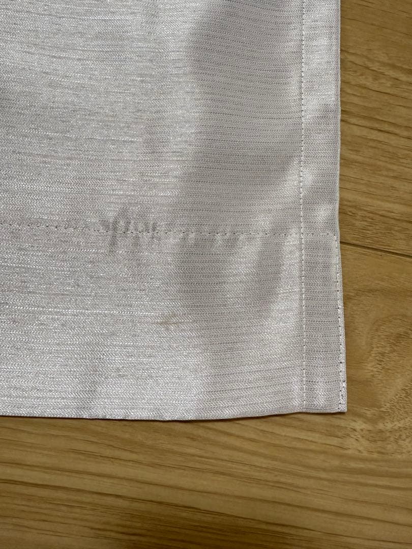 フランフラン＊ドレッシー×スペイシア ダブルカーテン ライトピンク 2枚セット