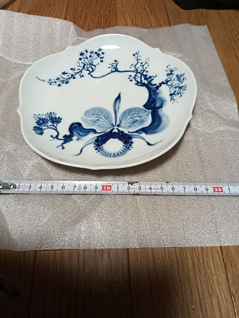 マイセン ブルーオーキッド プレート