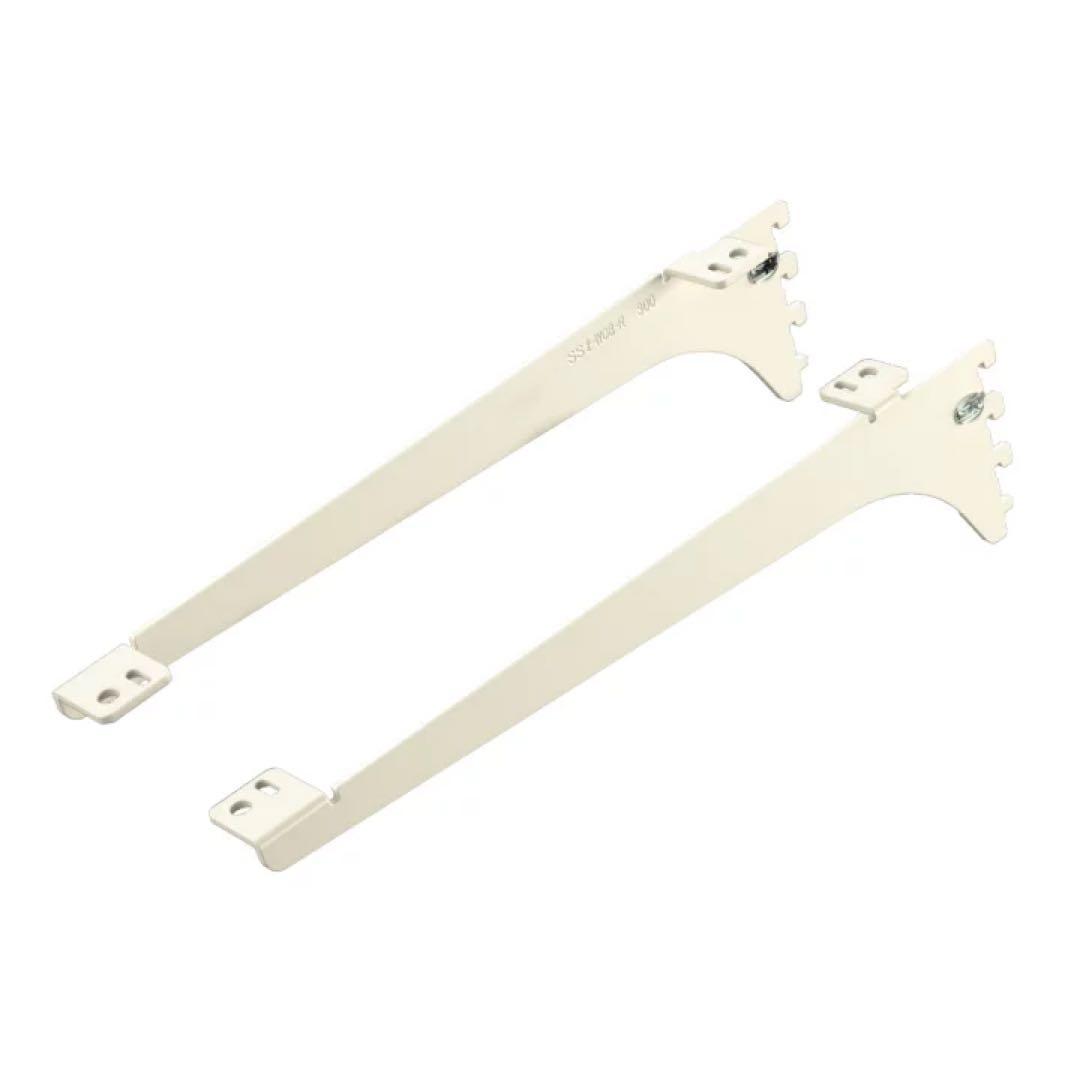 【値下げ】アームハング棚柱SS 棚受 （木質棚板用） 棚受金具 250mm 3組