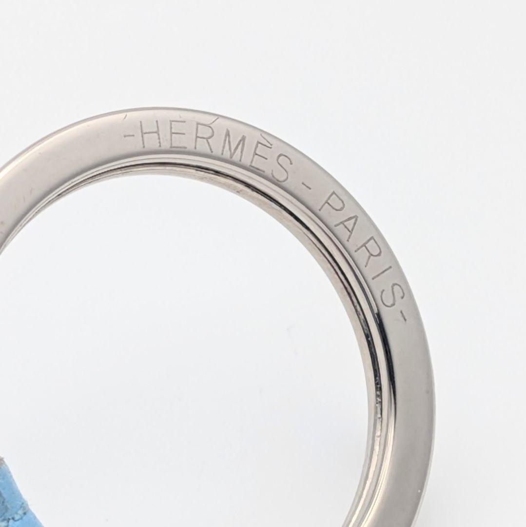 HERMES エルメス カルメン ウノドス レザー キーホルダー チャーム 箱付