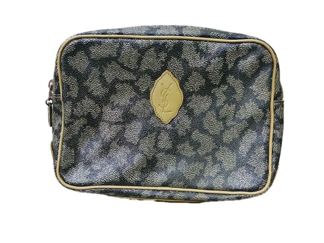 イヴサンローラン ボストンバッグ クラッチバッグ　旅行バッグ 大容量 ジラフ柄