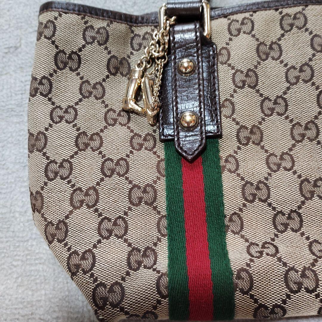 《鑑定済☆正規品》GUCCI シェリーライン ミニトートバッグ