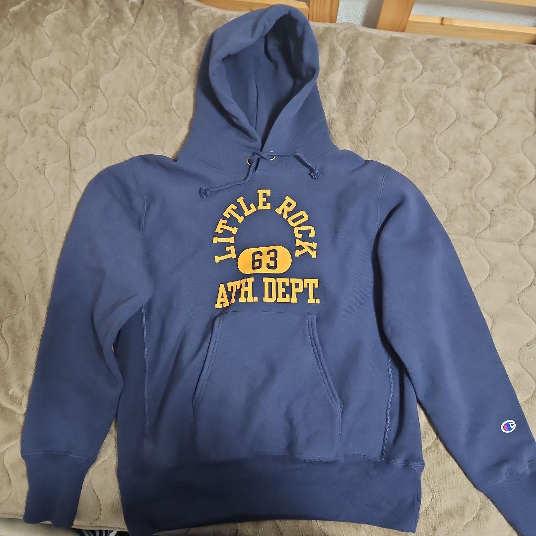 Champion Reverse Weave パーカー L ネイビー