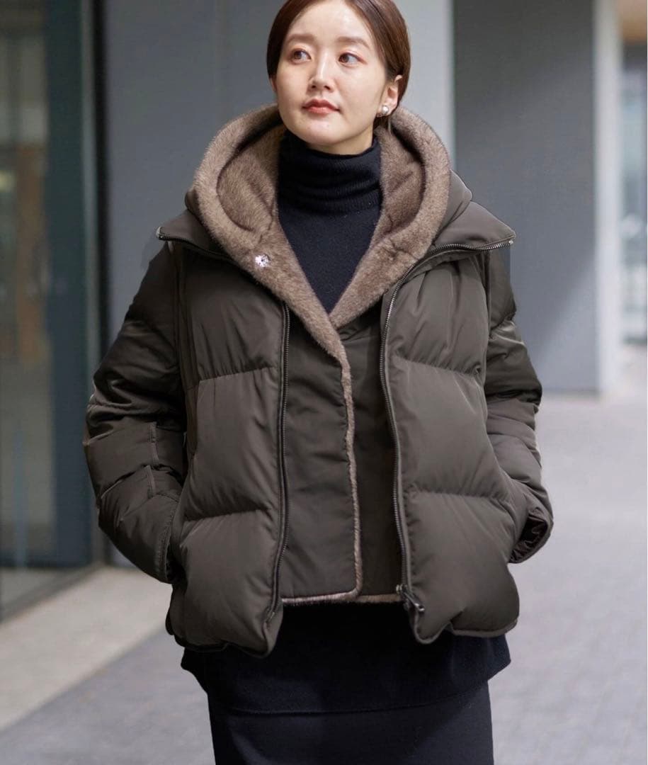 イエナLOU ANDREA/ルーアンドレア YV25752ファーフードダウン