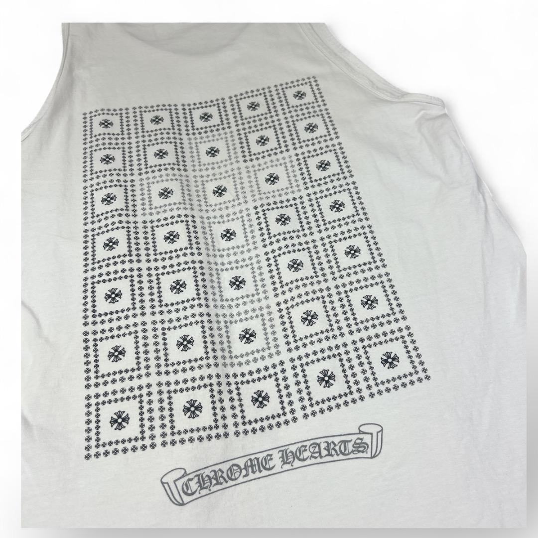 希少　美品　クロムハーツCHロゴ タンクトップ 白 M相当　ホワイト