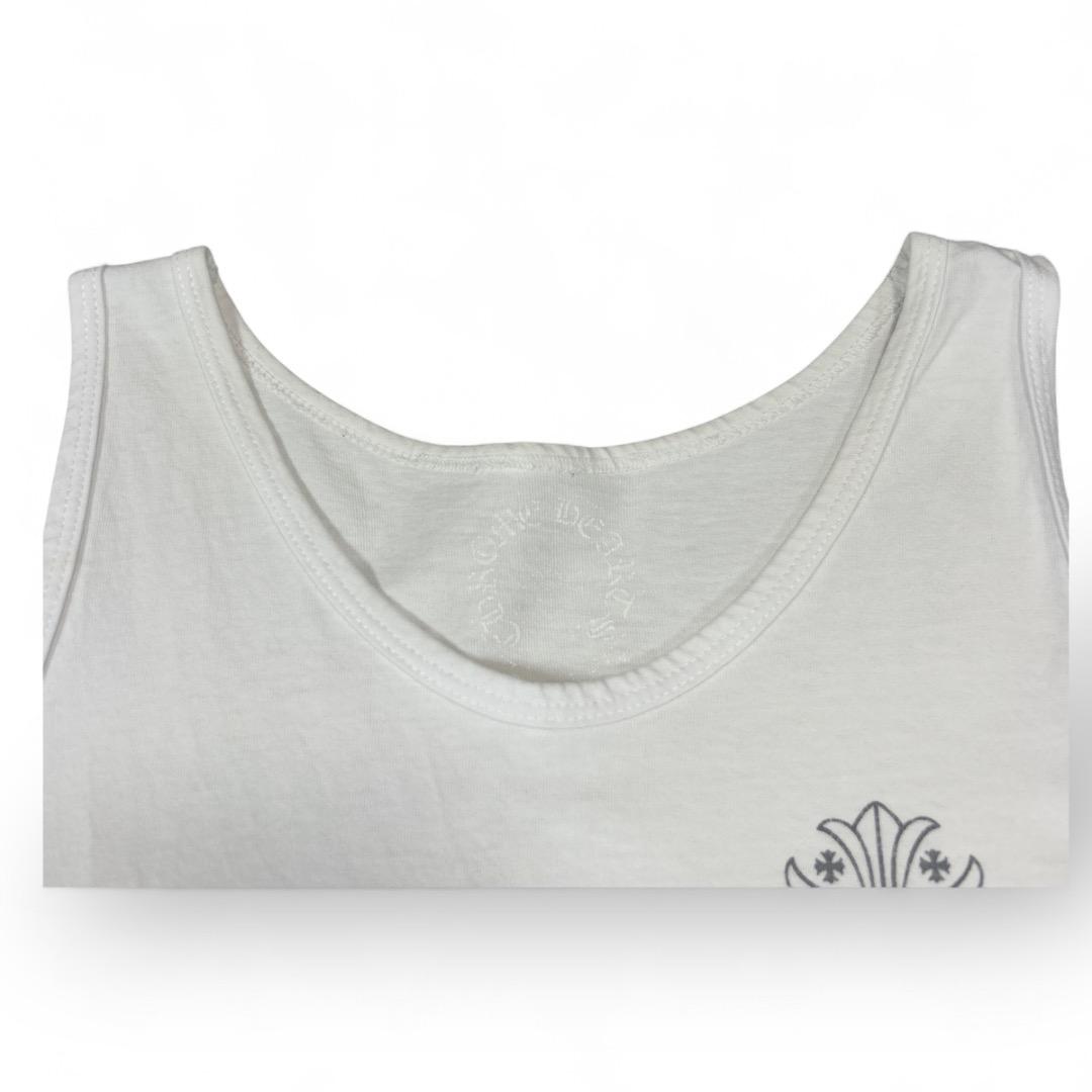 希少　美品　クロムハーツCHロゴ タンクトップ 白 M相当　ホワイト