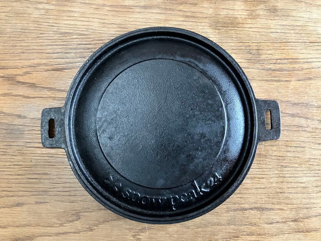 スノーピーク 和鉄ダッチオーブン24 廃盤 底網 ケース付