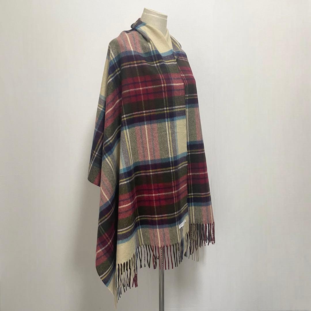 JOHNSTONS ジョンストンズ タータンチェック カシミヤ 大判ストール