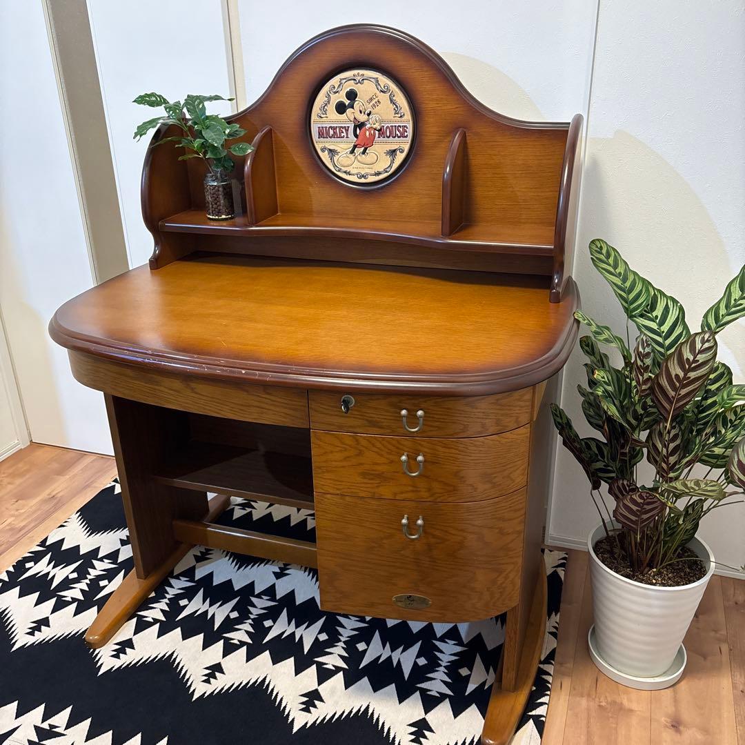ヴィンテージ　ディズニー　ミッキー　Disney　アンティーク　チトセ学習机