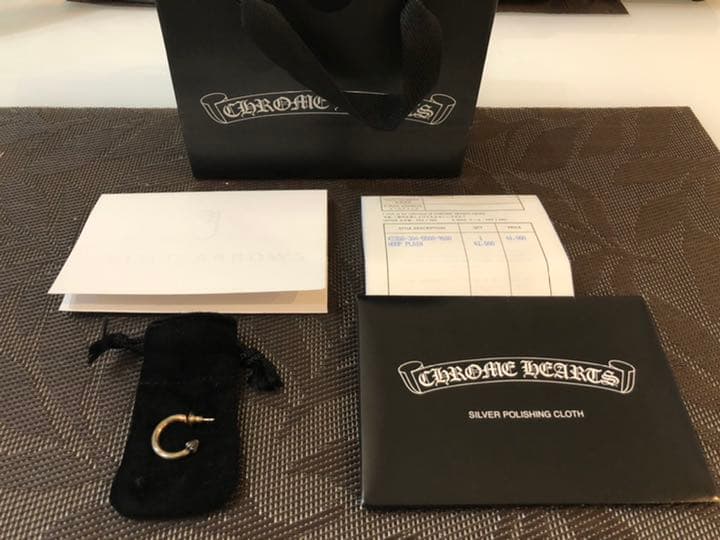 クロムハーツ  プレーンフープピアス