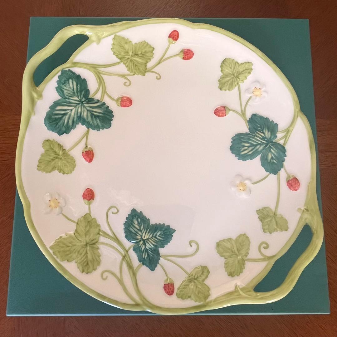 【希少品】ミントン★ビクトリアストロベリー★手付きプレート