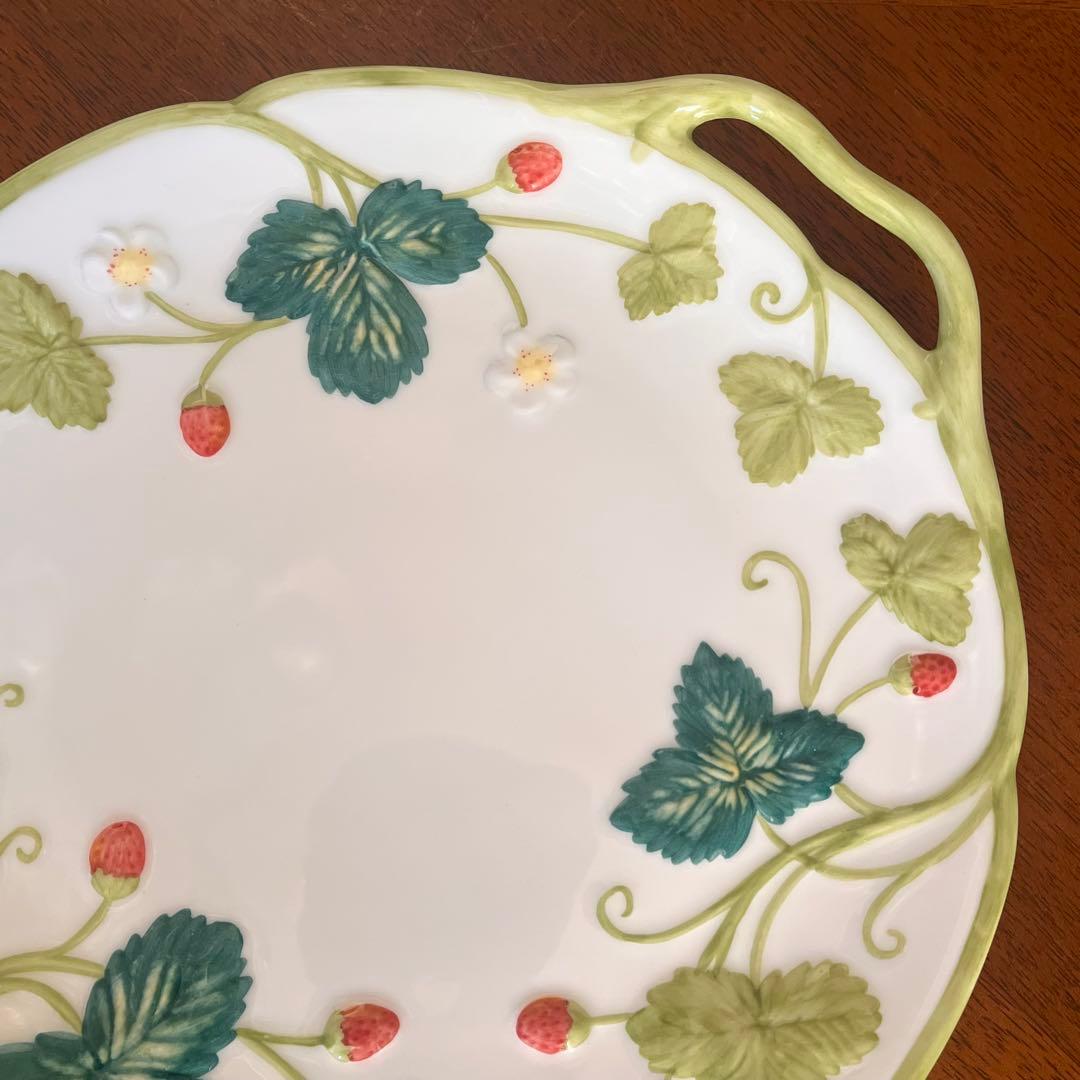 【希少品】ミントン★ビクトリアストロベリー★手付きプレート