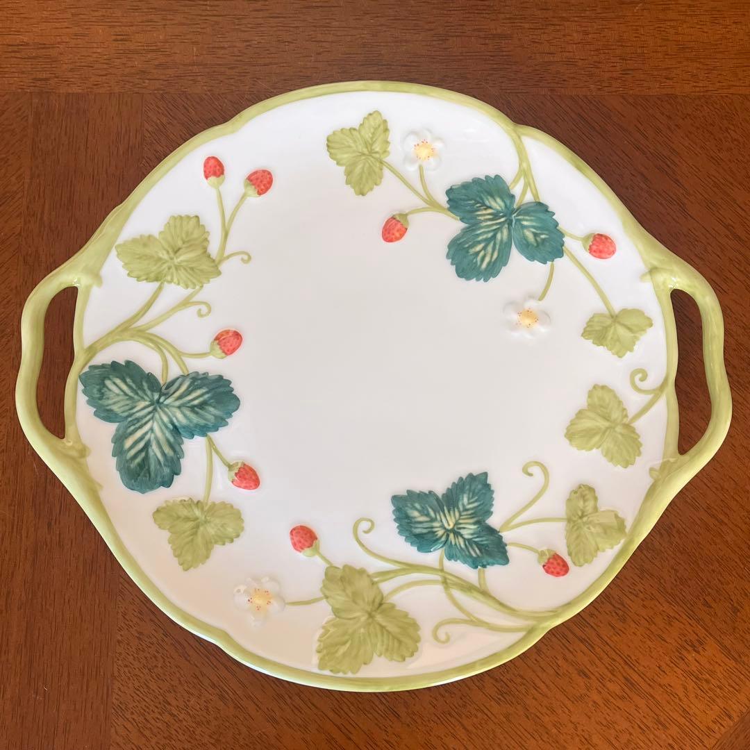 【希少品】ミントン★ビクトリアストロベリー★手付きプレート