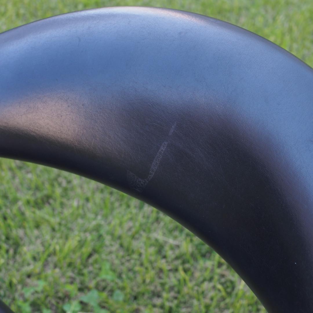 ①ラウンジチェア 黒 ミッドセンチュリー 昭和レトロ