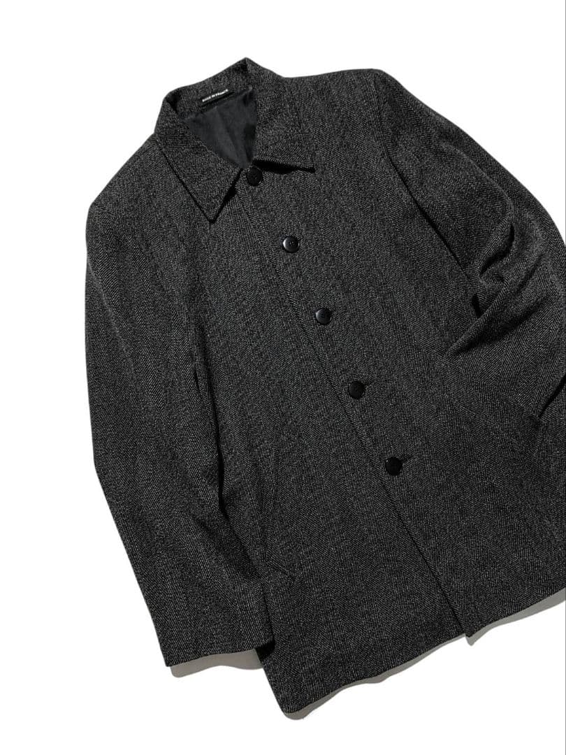 90s ビンテージ フランス製 アニエスべー ウール ミドル丈 コート 1