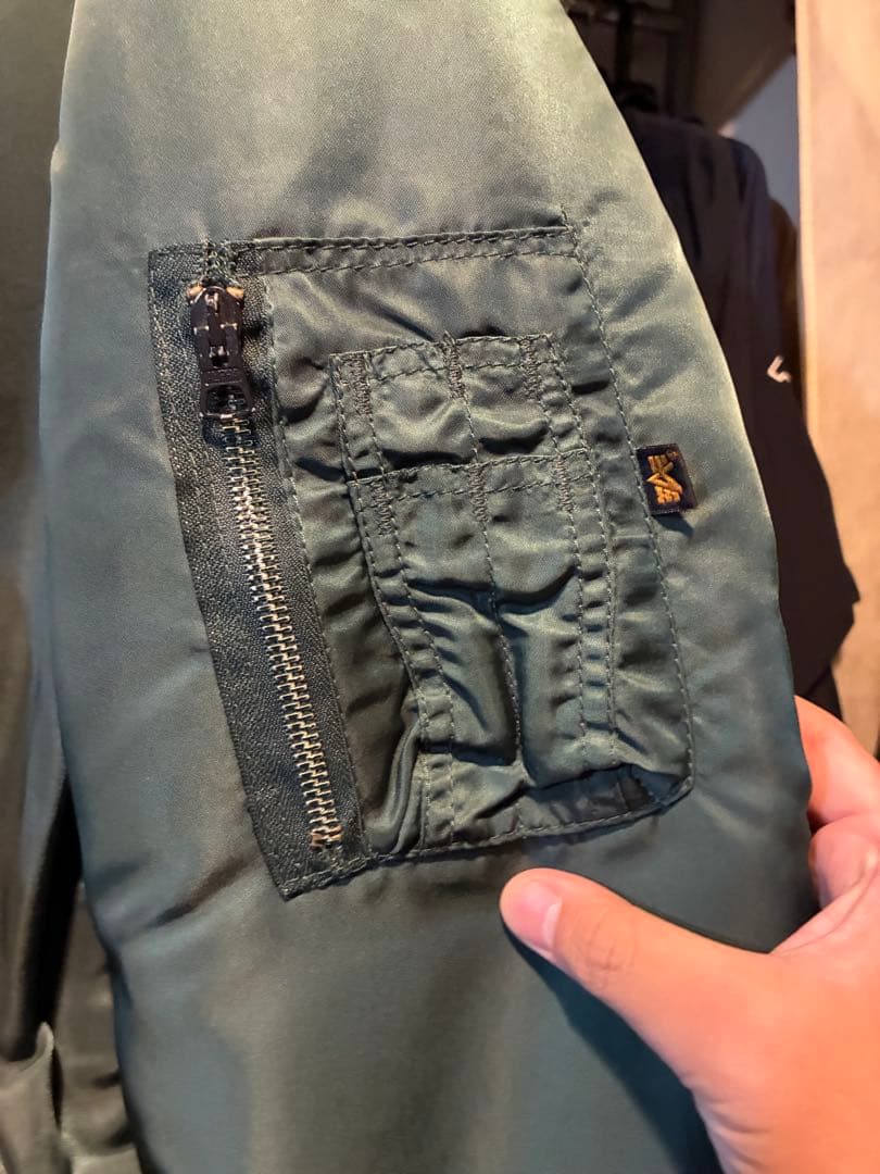 K*N様 ALPHA MA-1 90s オリーブグリーン XL 身幅72cm 希