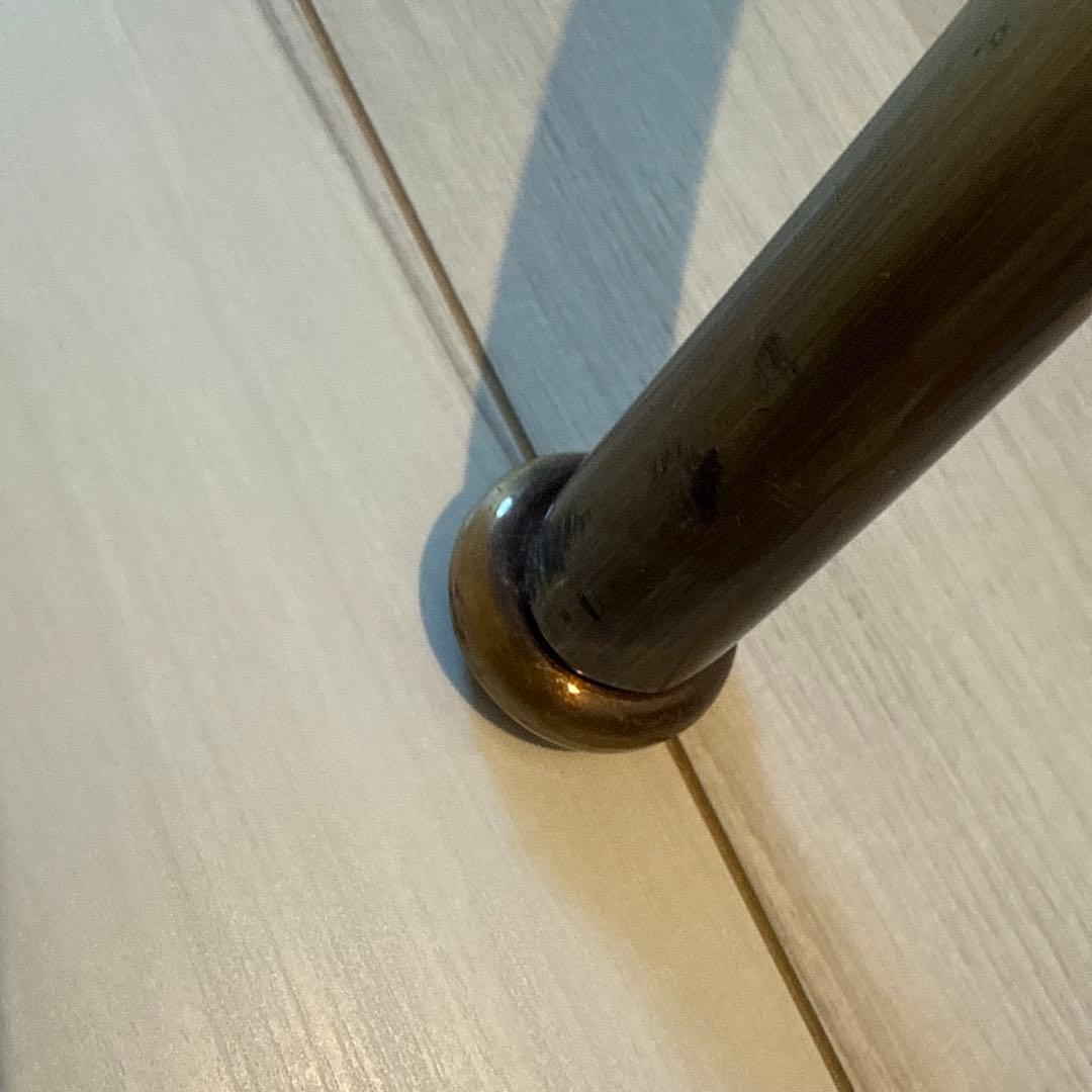 ハンガーラック　傾斜ハンガー　高さ可変　アンティークゴールド③ 残りわずか