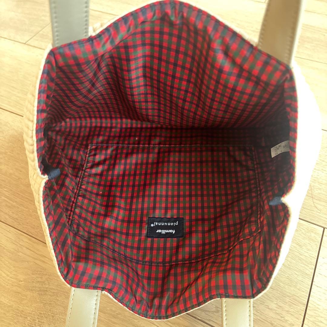 familiar pioonunnal トートバッグ