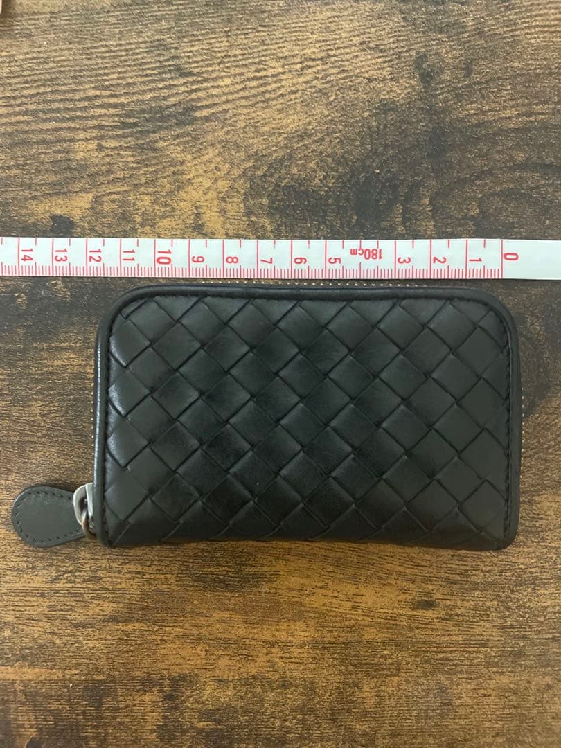 ボッテガヴェネタ ケース イントレチャート レザー ブラック