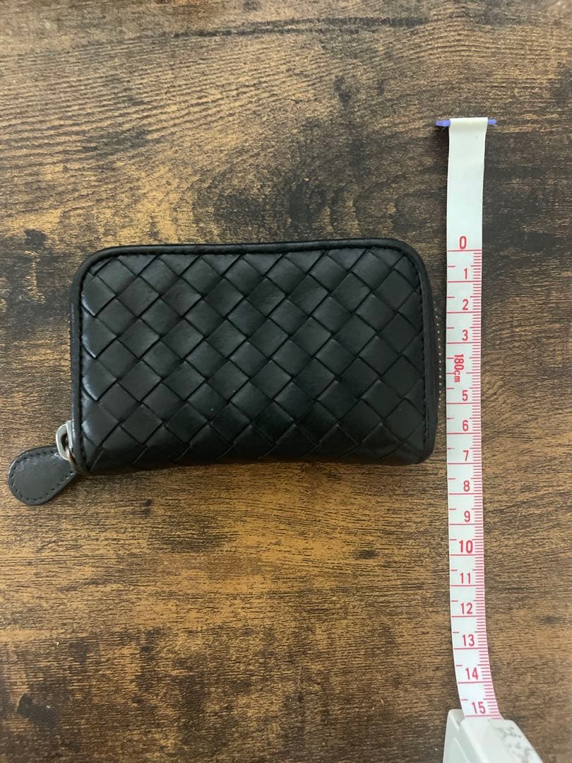 ボッテガヴェネタ ケース イントレチャート レザー ブラック