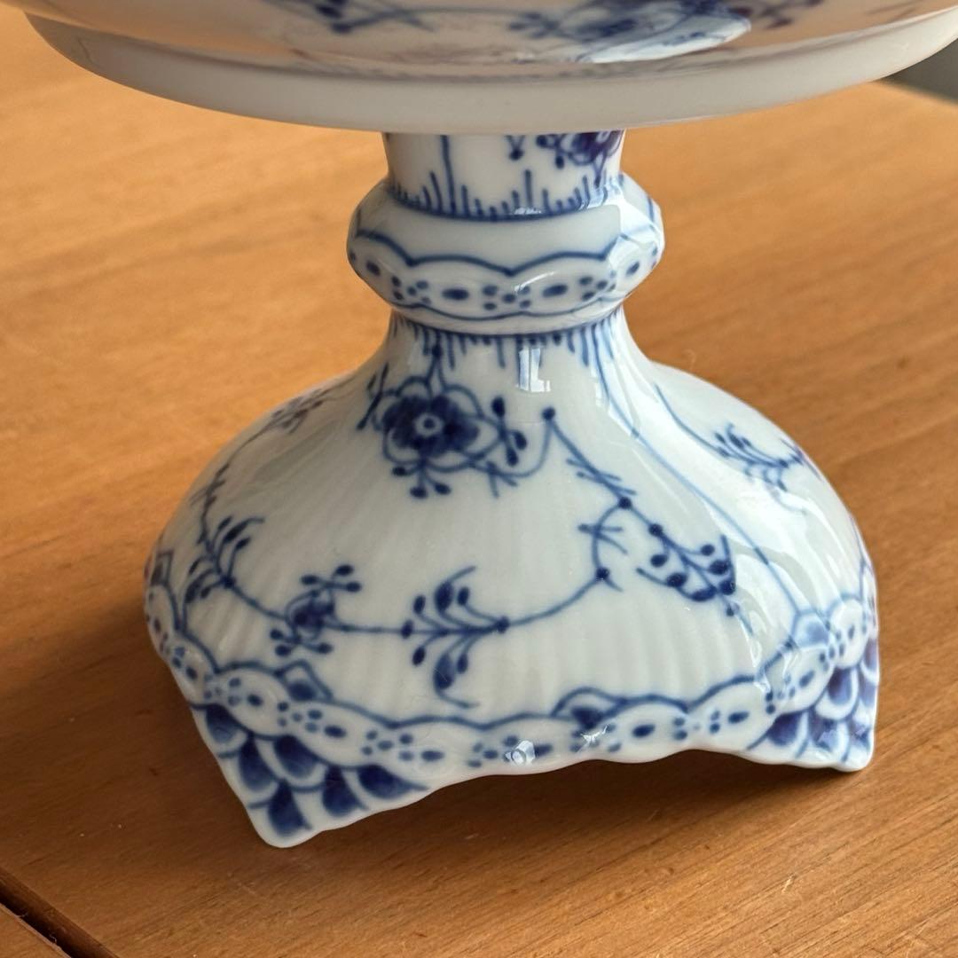 [極希少特A/1月9日〆切]ロイヤルコペンハーゲン フルレース　脚付コンポート