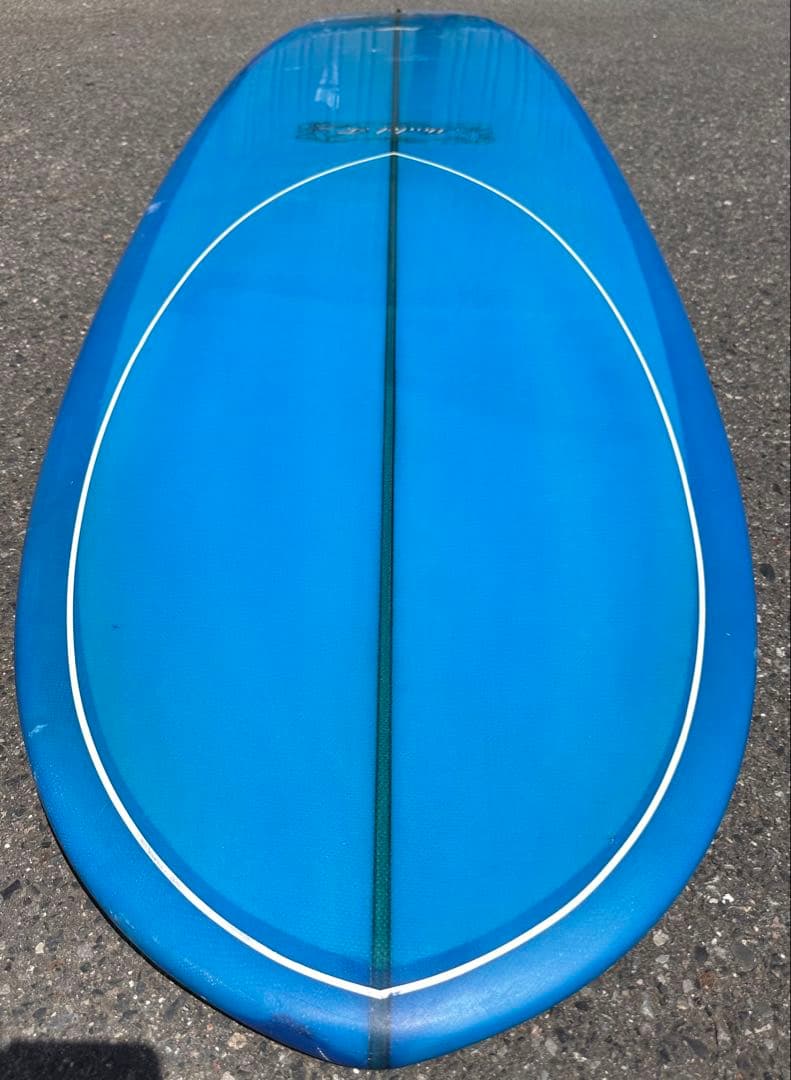 青 ロングボード シングルフィン　最終値引き