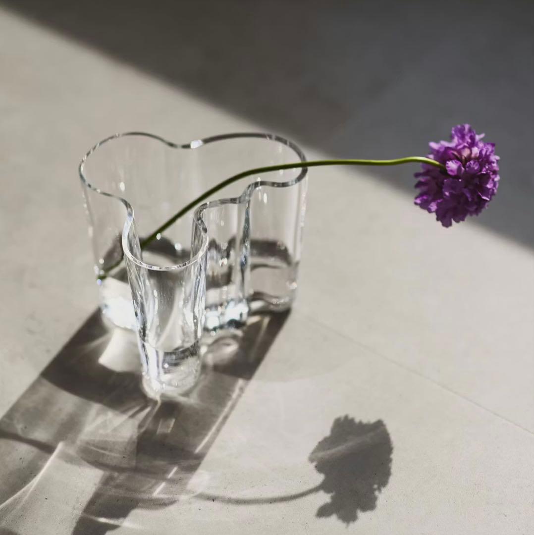 新品  イッタラ アルヴァ・アアルト ベース 95mm 花びん