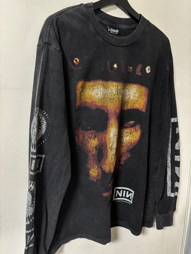 nine inch nails ナインインチネイルズ ヴィンテージ加工 ロンT