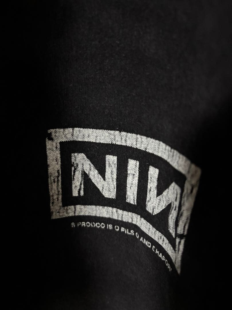 nine inch nails ナインインチネイルズ ヴィンテージ加工 ロンT