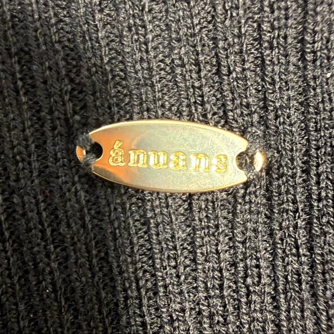 【新品タグ付き】2025✨️完売品 アニュアンス スラッシュリブニットトップス