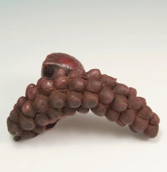 古備前 鳥 鶉 葡萄 松ぼっくり 和風 置物 細工物 骨董品 備前焼