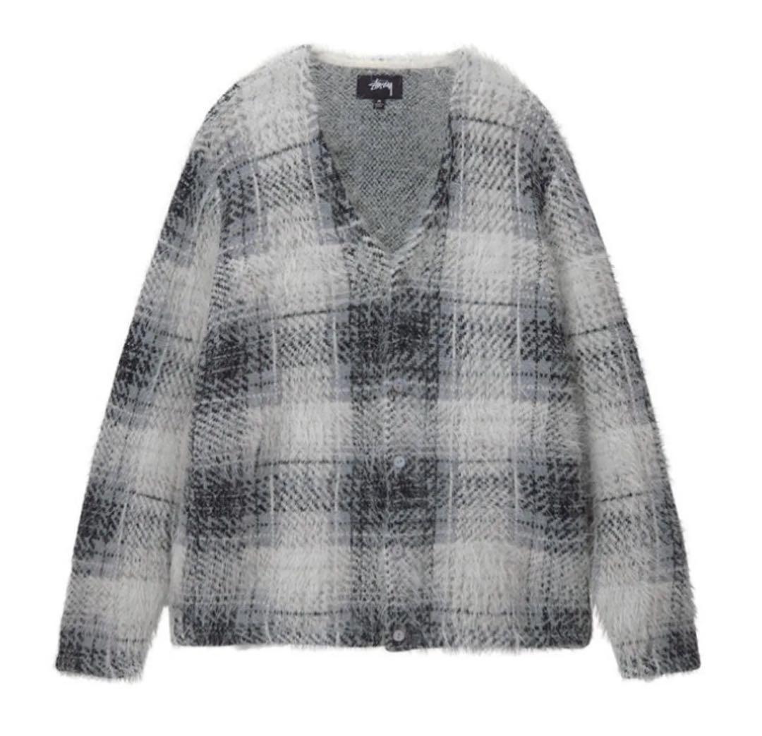 Stussy（ステューシー）チェック柄 カーディガン Mサイズ