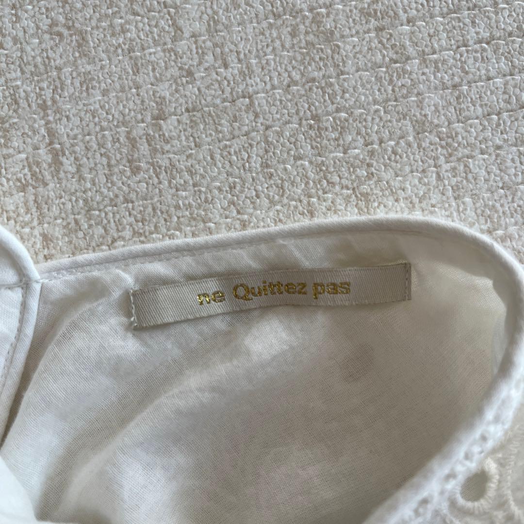 ヌキテパ　白　ワンピース　ドレス　美品