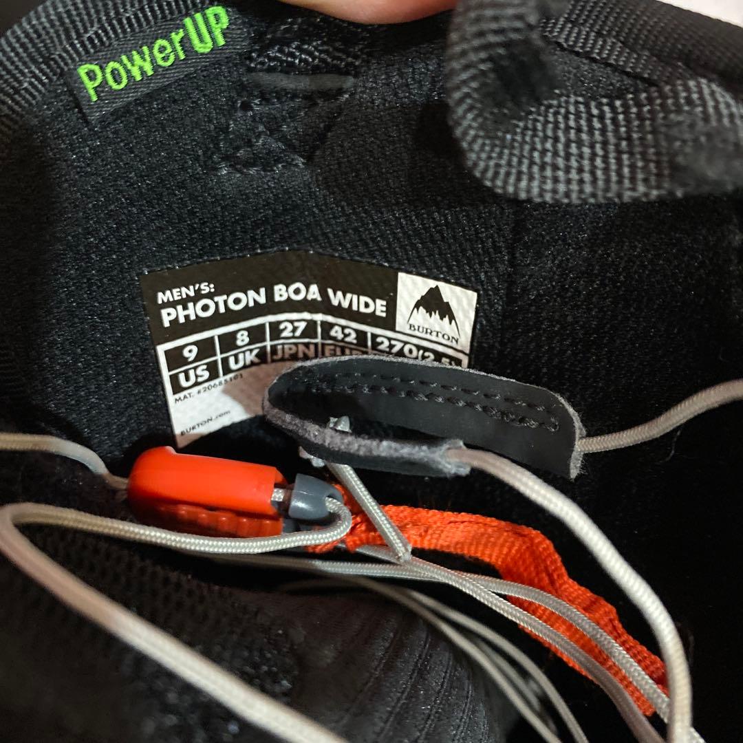 ★ BURTON PHOTON BOA WIDE バートン　スノーボード　ブーツ