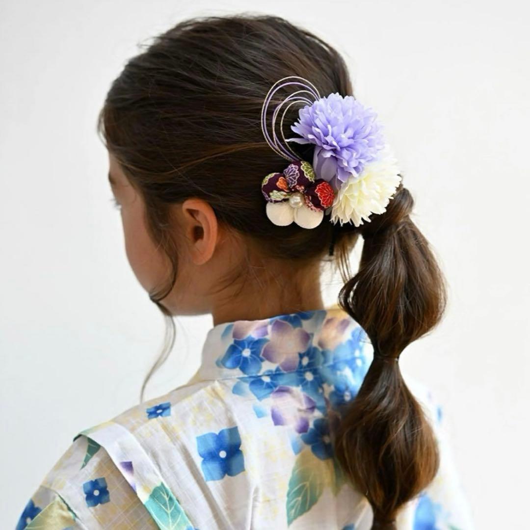 ♪土日限定値下げあり♪ 袴セット ブーツ 髪飾り 91cm 卒業式