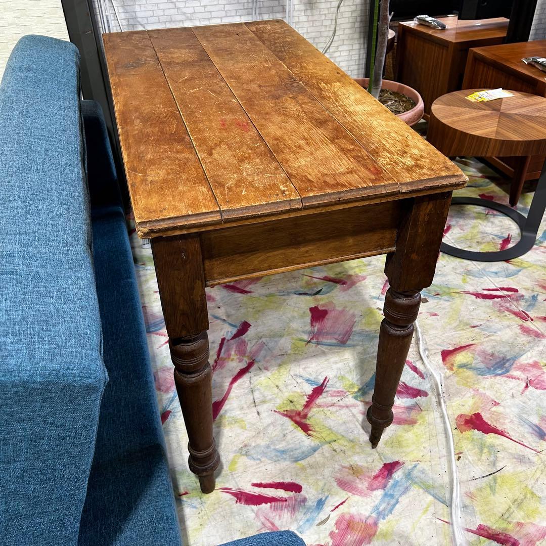 20-30's Pine Desk Table イギリス アンティークデスク