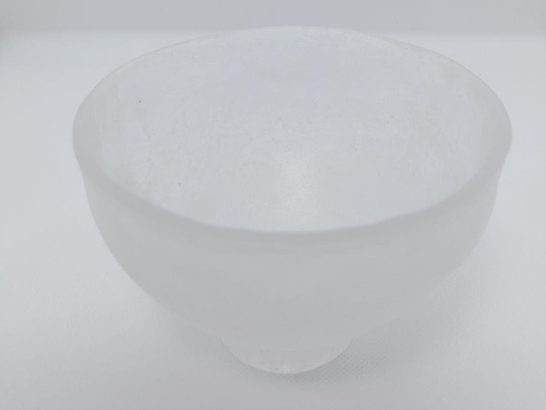 ガラス作家：能登朝奈　パート・ド・ヴェール　透明の飯椀・ボウル