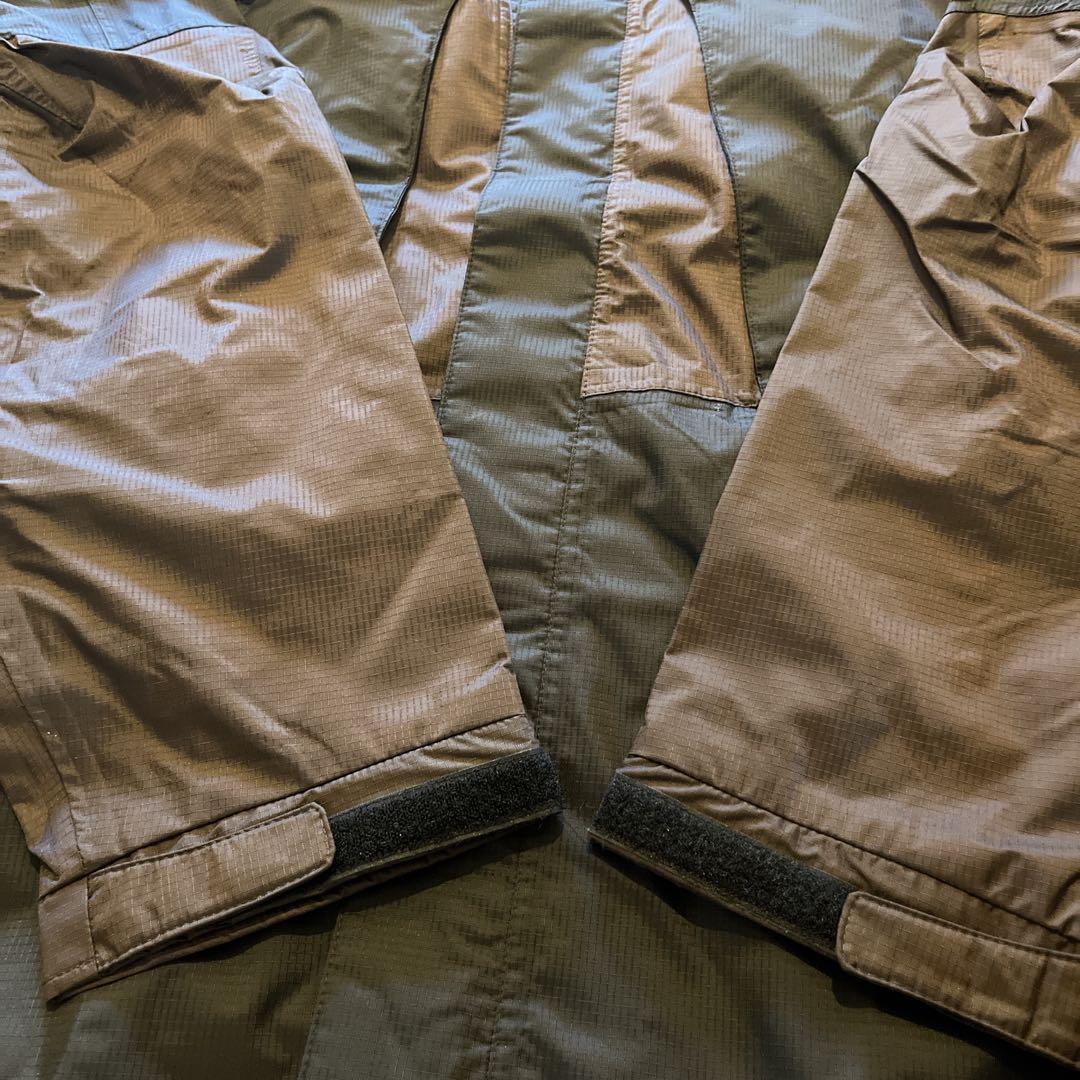 がまかつ ウィンドアップレインスーツ ブラウン LL Gamakatsu