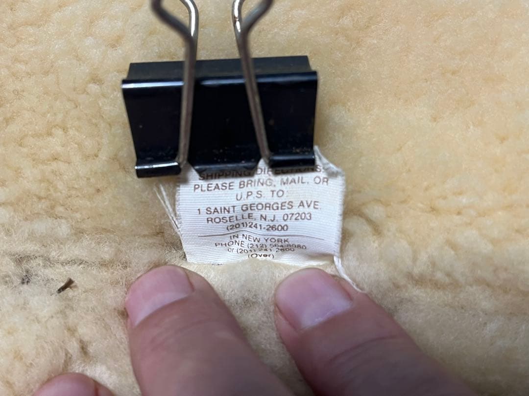 希少 USA INSIGNIA LEATHER WW2 TYPE B-3 44