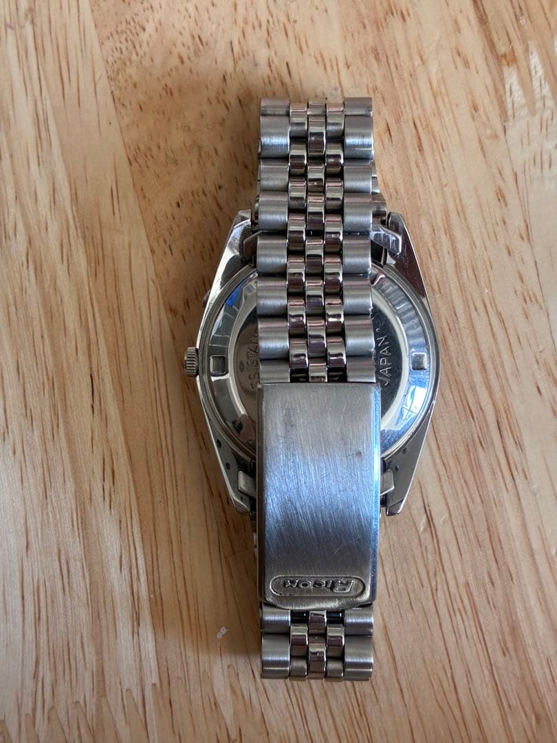 RICOH リコー Dynamic Wide 自動巻き デイデイト 青文字盤