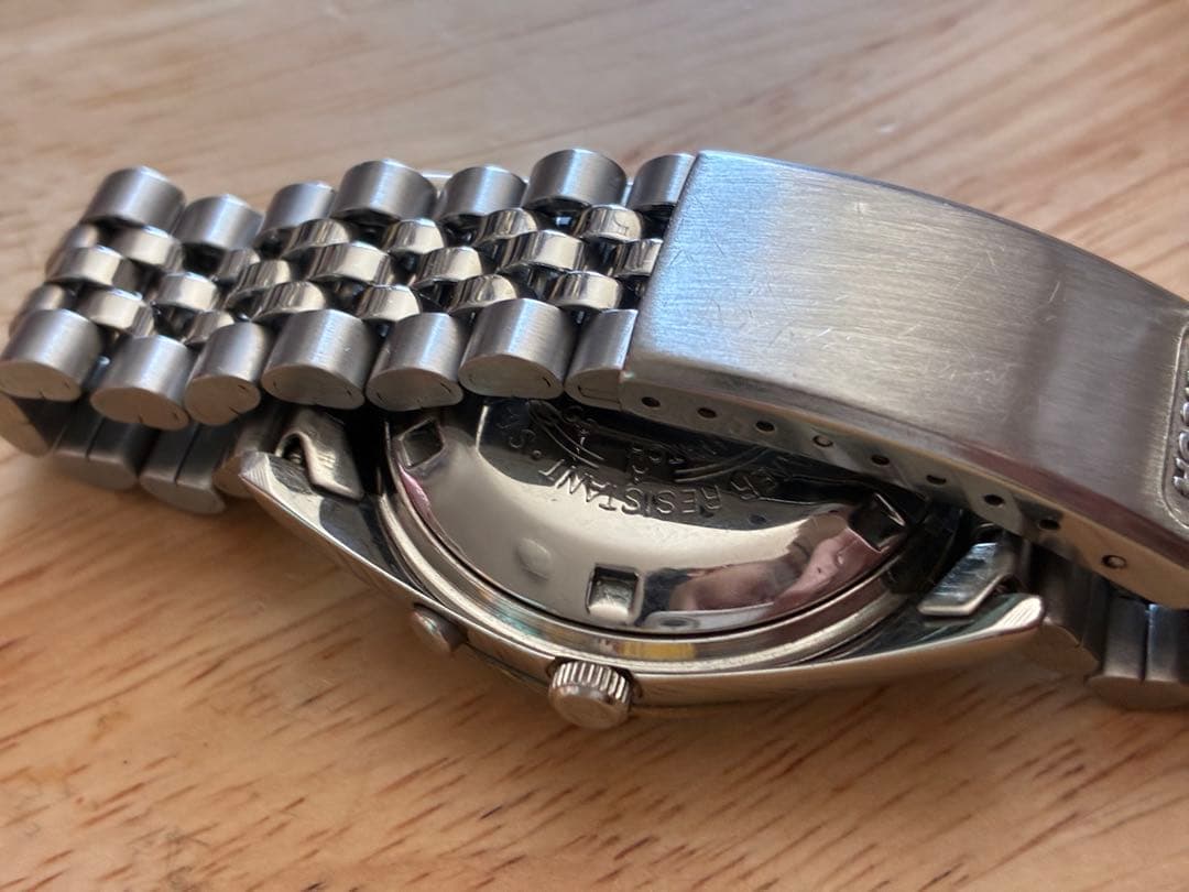 RICOH リコー Dynamic Wide 自動巻き デイデイト 青文字盤