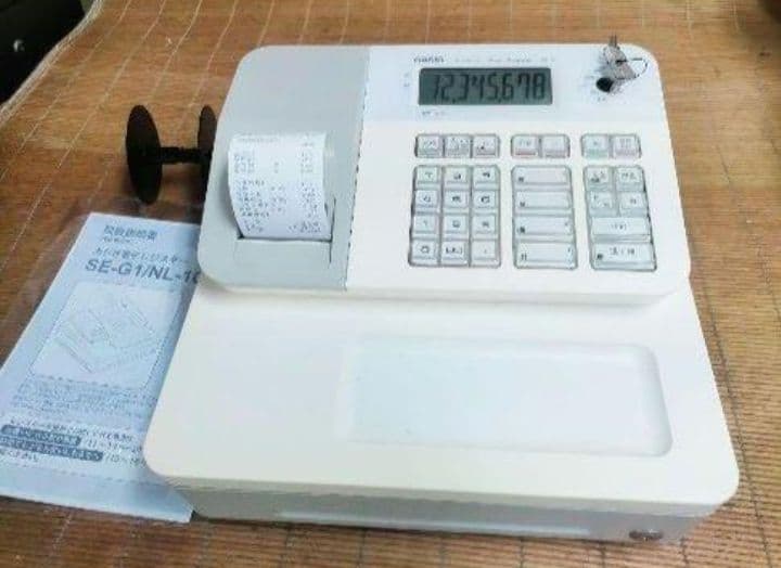 カシオレジスター　SE-G1/NL100コンパクト人気機種感熱紙　654321