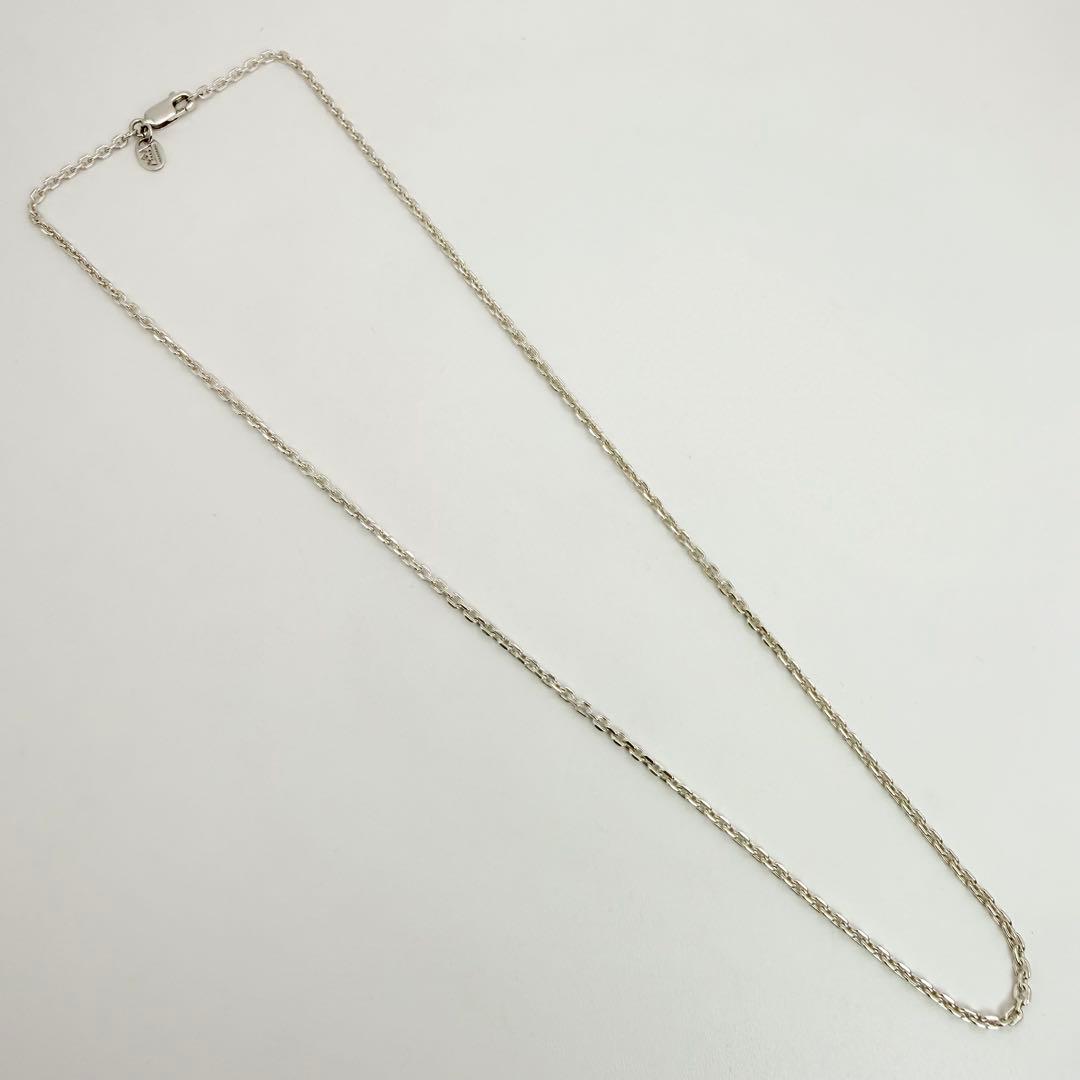 ●【極美品】SILVER925 SAAD アズキチェーン 2.5mm幅 50cm