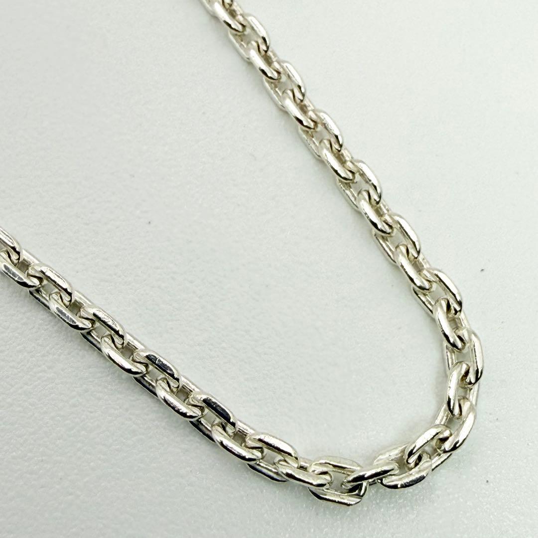●【極美品】SILVER925 SAAD アズキチェーン 2.5mm幅 50cm