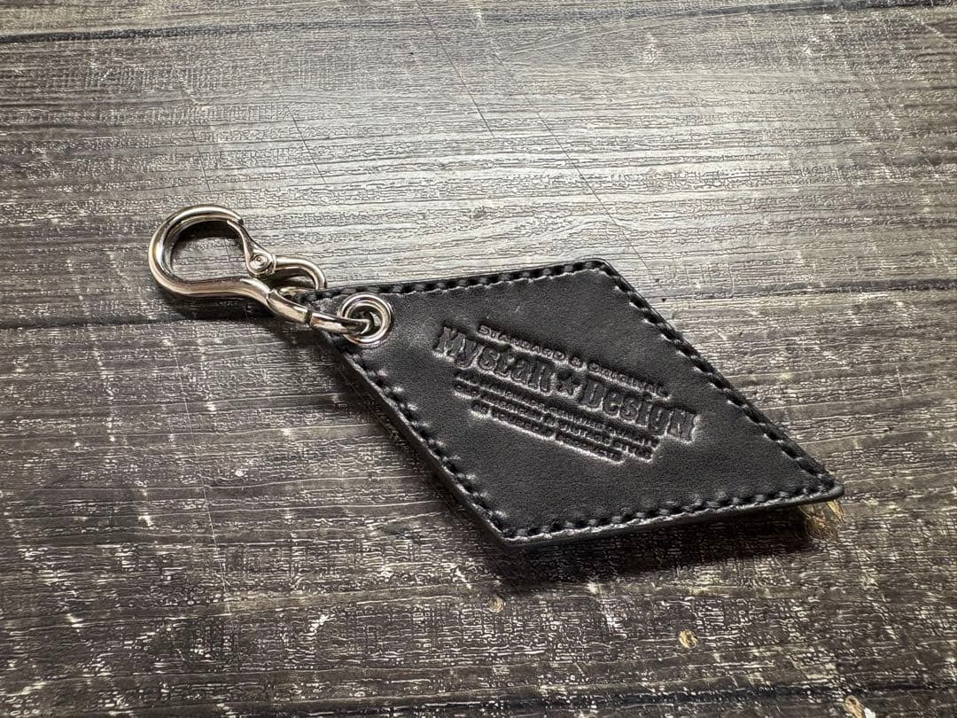 栃木サドルレザー スタッズコンパクトウォレット＆スタッズキーホルダー　セット販売